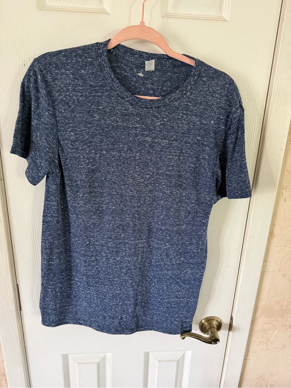 Jerzees Heather Navy Blue Crewneck Tee